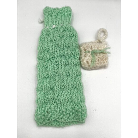 Vintage Barbie Fashion Clone Size knit knitted Crochet Clothing Lot 33 pieces - Picture 8 of 13